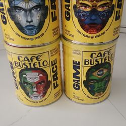Cafe bustello limited edition face tattoo