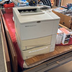 HP LaserJet 4100TN Laser Printer W/estra Paper Tray