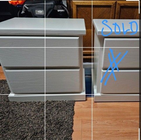 1 All Wood Nightstand/dresser/storage drawers (2nd one sold)