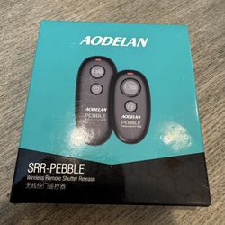 AODELAN Camera Remote Wireless Shutter Release Compatible for Canon EOS R, RP, 200D(SL2), 250D(SL3), T7, T6, 6D Mark II, 7D Series, M6; Olympus OM-D E