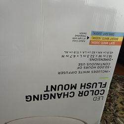 Color Changing Flush Mount Light