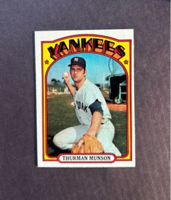 Vintage 1972 Topps #441 Thurman Munson. Negotiable