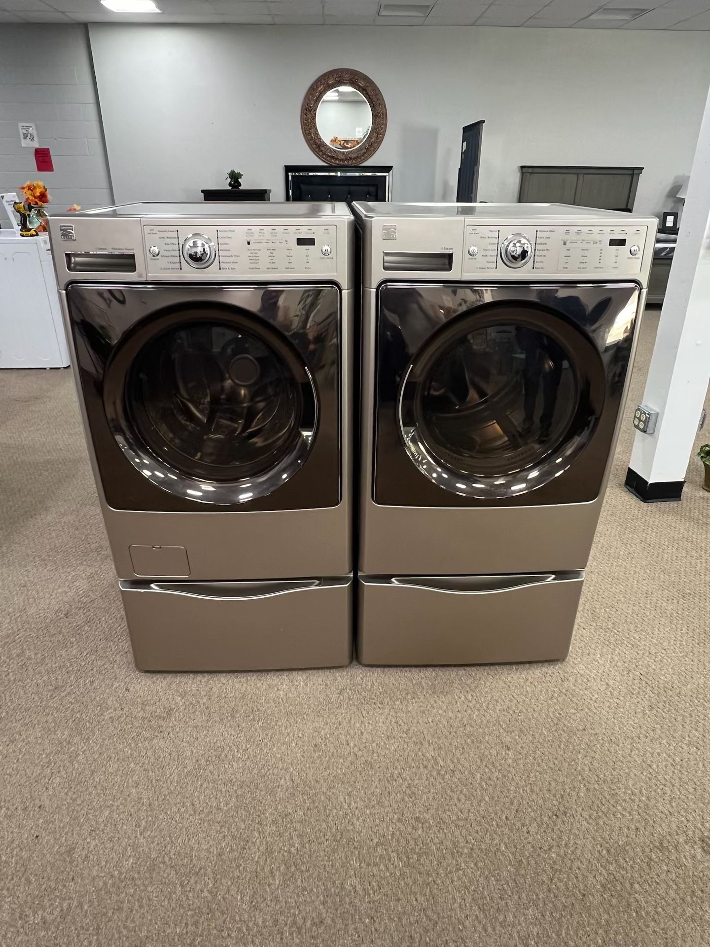 Kenmore Washer and Electric Dryer Set With Steam Care