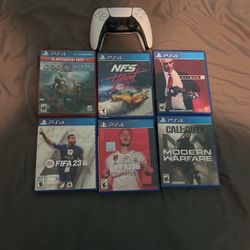 PS4 Games And Ps5 Controller 
