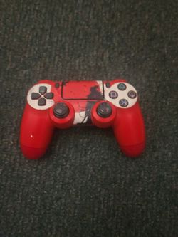 PS4 DualShock 4 Controller Custom Red Skin