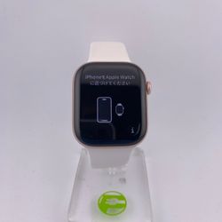 Unlocked Apple Watch Series 11 46MM Rose Gold Aluminum Starlight Sport Band