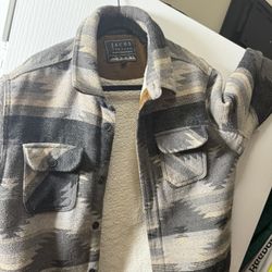 Jachs NY Southwestern Aztec Pattern Shacket (Men's Size L)