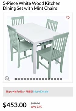 5 Piece Dinning set