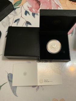 2018 SILVER proof KRUGERRAND coin