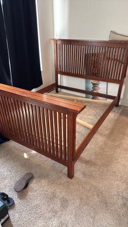 Queen Wooden Bed frame