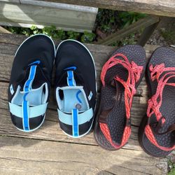 Nike Size7 Half 50 Dollars  Chacos Size12 50 Dollars 