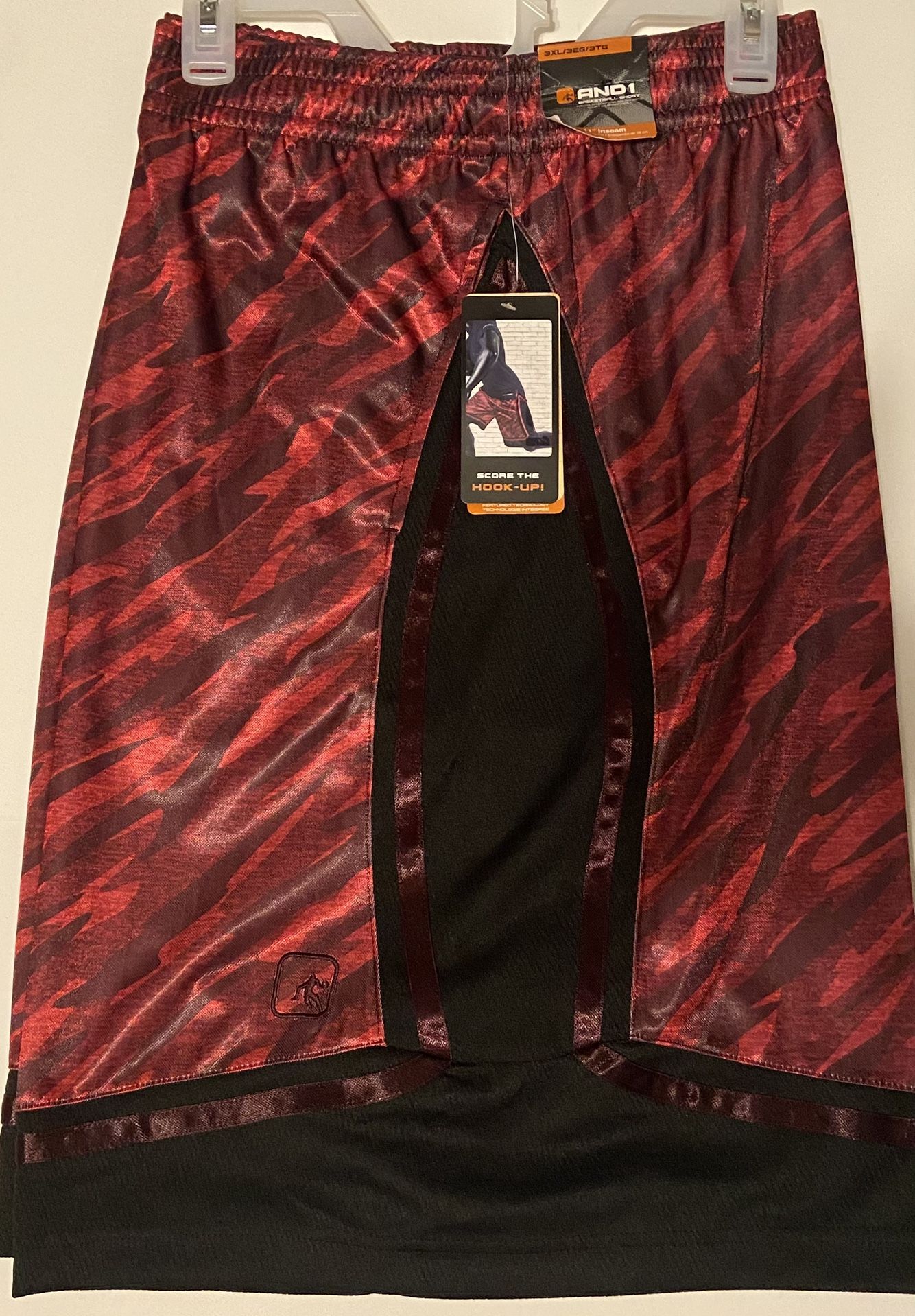 And one basketball shorts size 3XL