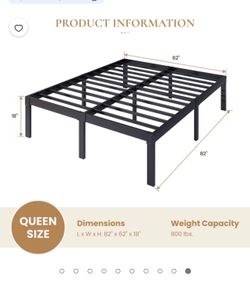 Queen size bed frame