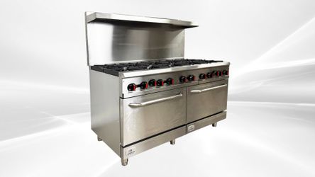 NSF Commercial 10 Burner Double Oven Gas Range CD-R10