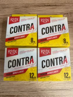 Strike King Contra Monofilament Fishing Line 4-Pack