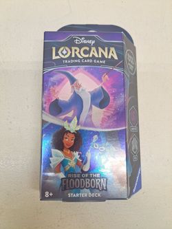 Disney Lorcana Rise of the Floodborn Starter Deck Amethyst & Stee