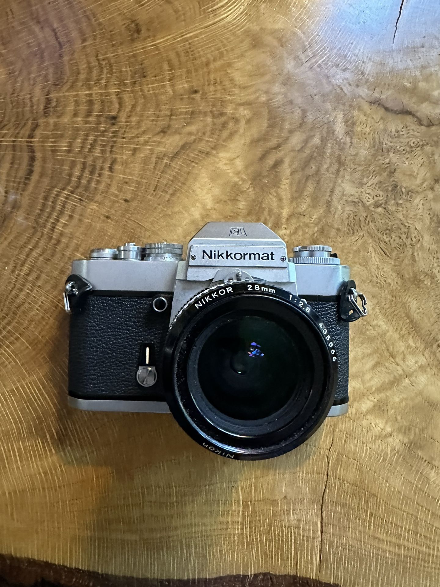 Nikon Nikkormat EL 35mm SLR Film Camera Chrome