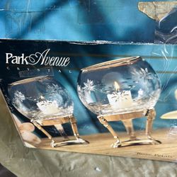 Crystal Candle Houlders New Never Use 
