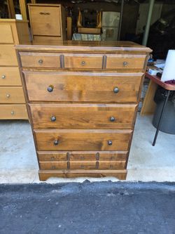 5-Drawer Wood Dresser