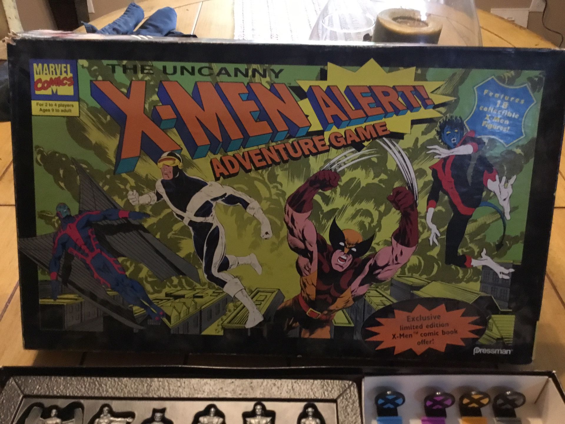 The Uncanny X-Men Alert! Adventure Board Game!