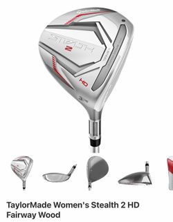 Ladies Taylormade Stealth 2 HD Fairway 3 Wood w/ Cover