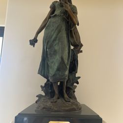 Bronze Sculpture  – Signed H. Moreau – 30”