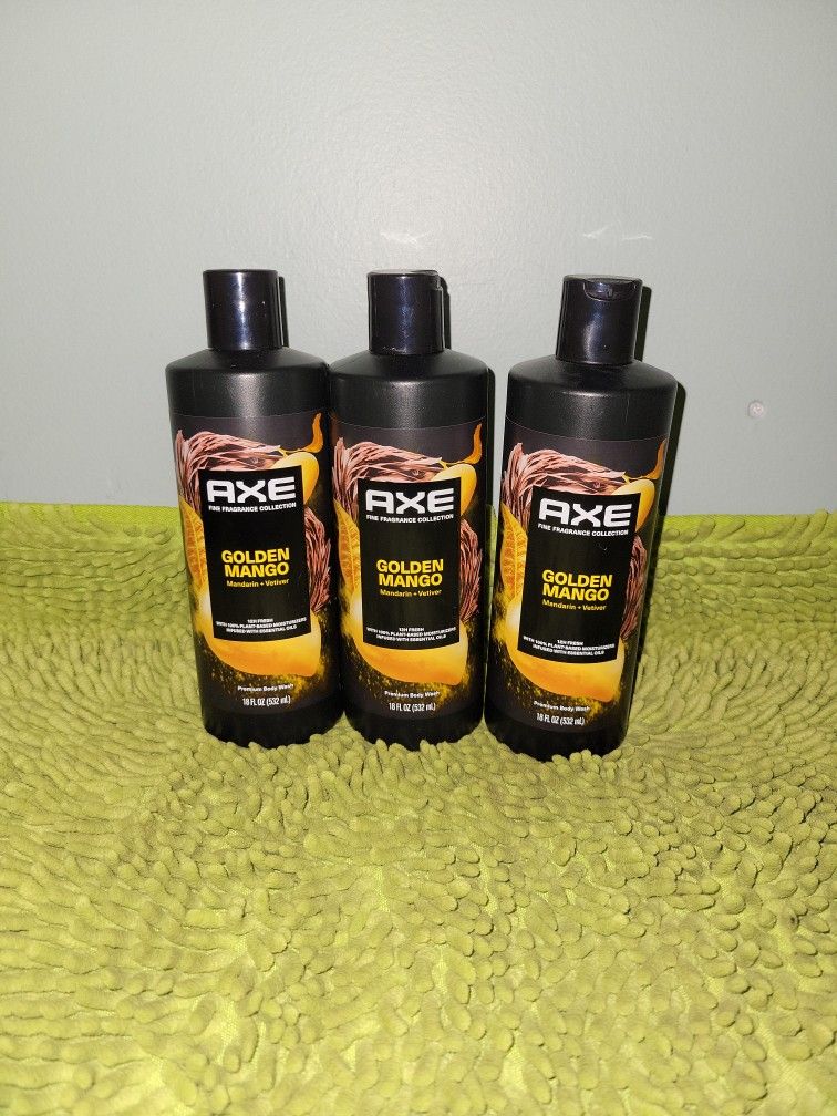 3 Axe Bodywash 18oz Golden Mango