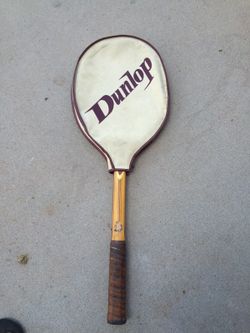 Vintage Dunlop tennis racket