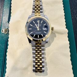 Rolex DateJust 41 Black Dial Jubilee