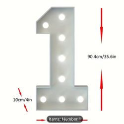3FT Marquee Light Up #1