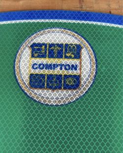 City Of Compton Street Sign Original Authentic Art Garage Man Cave Dad 