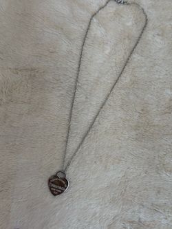 Tiffany & Co. silver heart necklace