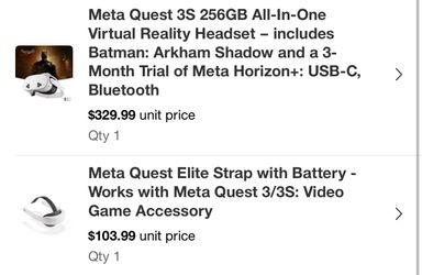 META QUEST 3S and strap