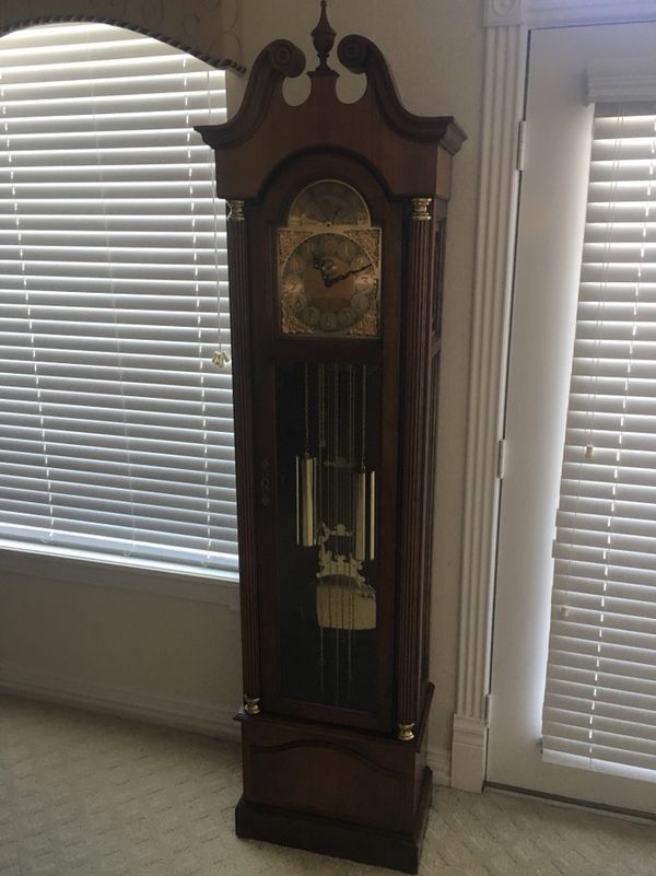 Howard Miller 1983 57th Anniversary grandfather clock model 610277 for