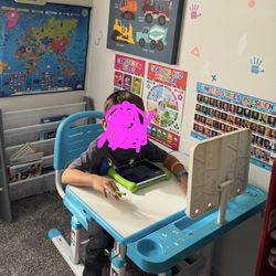 kids desk table chair