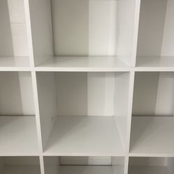 9-Cube White Organizer/Bookshelf | Lightly Used