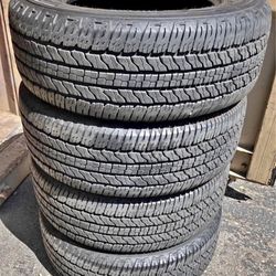 255/65r17 Goodyear Tires Cón 80% De Vida Las 4 