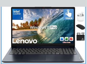 Lenovo IdeaPad Business Laptop, 15.6" FHD Touchscreen, Powerful 10-Core Intel i5-1334U, AI Copilot Computer, 16GB RAM, 1TB Storage (512GB SSD+500GB Ex
