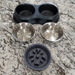 Multifunctional Dog Water And Food Bowls Set