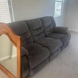 Dresser Mirror And Reclining Sofa
