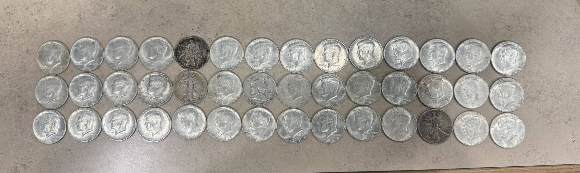 42 Silver Coins