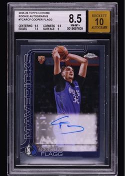 2025-26 Topps Chrome - Rookie Autographs Cooper Flagg #TCAR-CF (AU, RC)