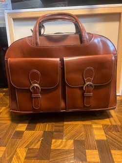 Davis briefcase from McKlein (17" x 6.5" x 14.13")