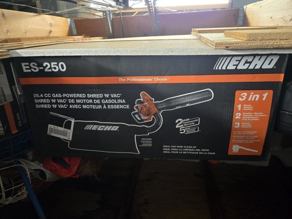 New Echo Blower/Vacuum