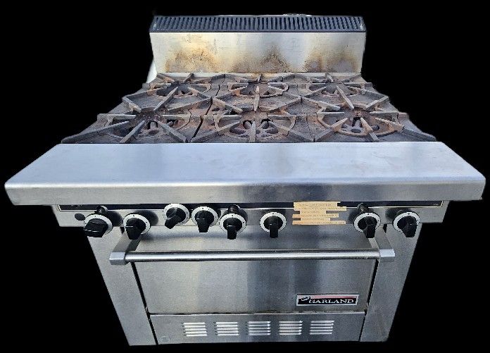 GARLAND 6 BURNER RANGE / STOVE / OVEN