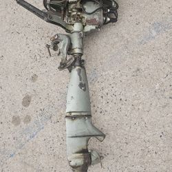 Vintage 1940s Johnson seahorse Outboard boat motor