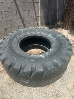 Big tractor tire