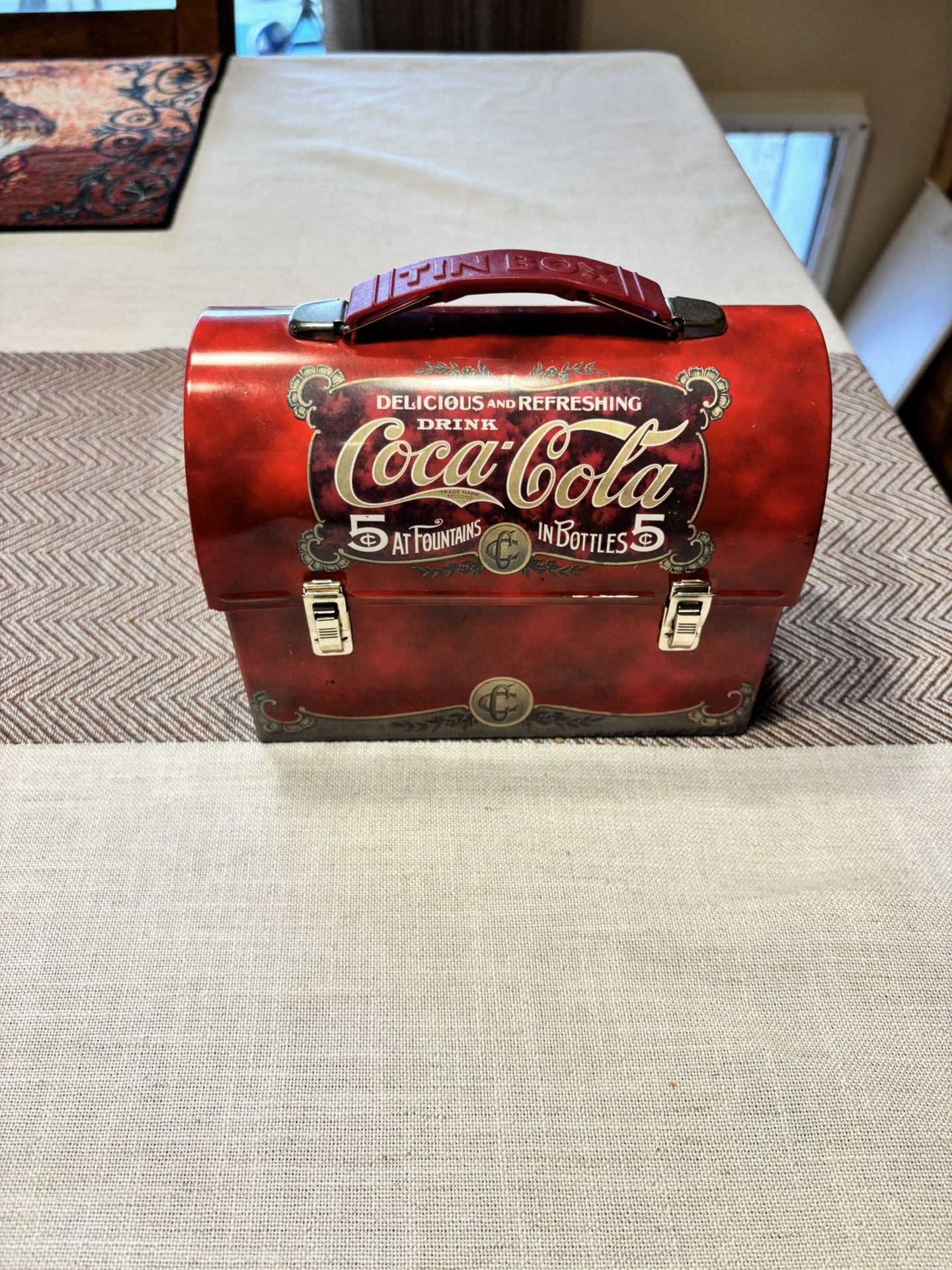 Vintage Coca-Cola Tin Box Lunchbox