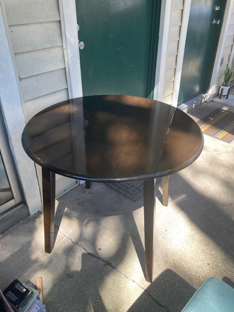 Wooden Dining Table with 2 Chairs
