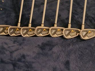 Left handed used Calloway fusion iron set